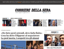Tablet Screenshot of corriere.it
